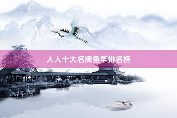 人人十大名牌鱼竿排名榜